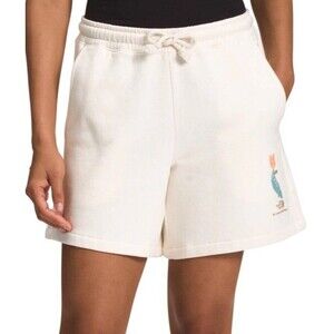 The North Face Women's Earth Day Shorts Cream XXL NWT